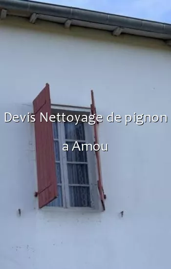 Devis Nettoyage de pignon a Amou