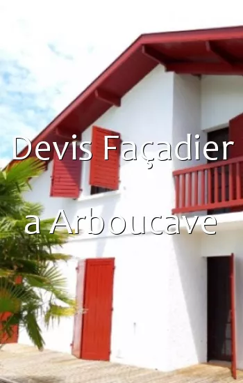 Devis Façadier a Arboucave