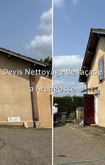 Devis Nettoyage de façade a Arengosse