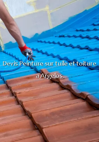 Devis Peinture sur tuile et toiture a Argelos