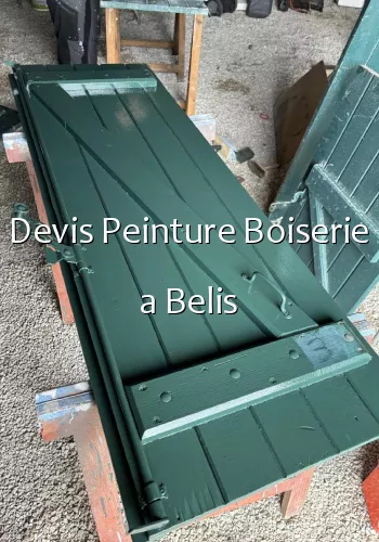 Devis Peinture Boiserie a Belis