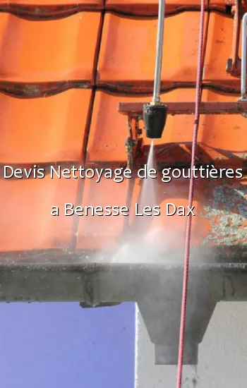 Devis Nettoyage de gouttières a Benesse Les Dax