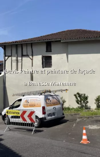 Devis Peintre et peinture de façade a Benesse Maremne