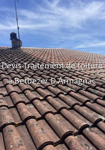 Devis Traitement de toiture a Betbezer D Armagnac