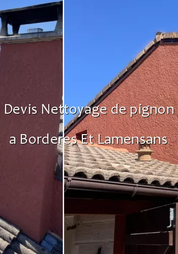 Devis Nettoyage de pignon a Borderes Et Lamensans