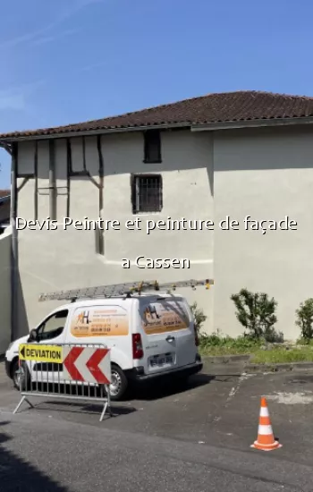 Devis Peintre et peinture de façade a Cassen