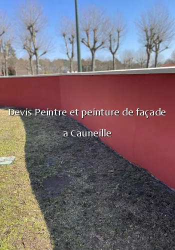 Devis Peintre et peinture de façade a Cauneille