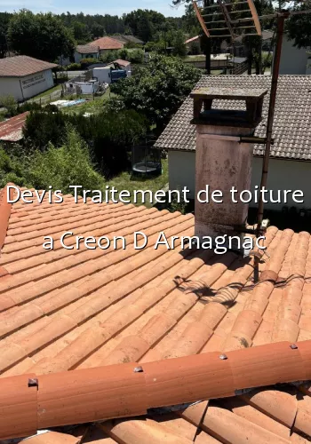 Devis Traitement de toiture a Creon D Armagnac