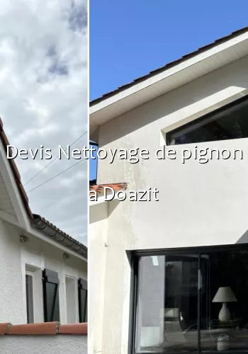 Devis Nettoyage de pignon a Doazit