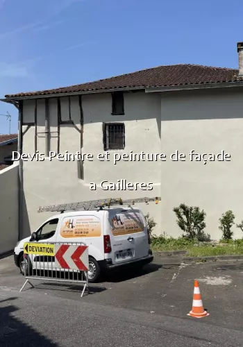 Devis Peintre et peinture de façade a Gailleres