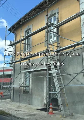 Devis Peintre et peinture de façade a Gamarde Les Bains