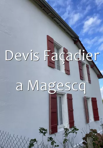 Devis Façadier a Magescq