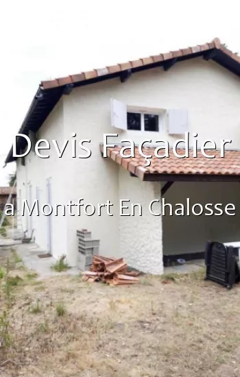 Devis Façadier a Montfort En Chalosse