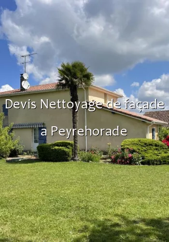 Devis Nettoyage de façade a Peyrehorade