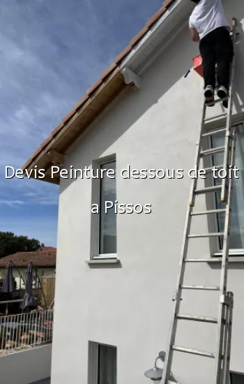 Devis Peinture dessous de toit a Pissos