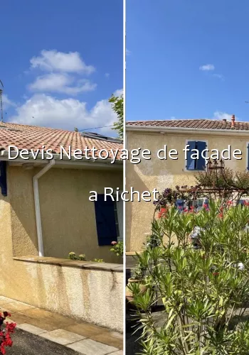 Devis Nettoyage de façade a Richet