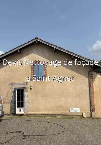 Devis Nettoyage de façade a Saint Agnet