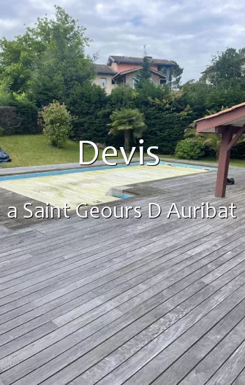 Devis  a Saint Geours D Auribat