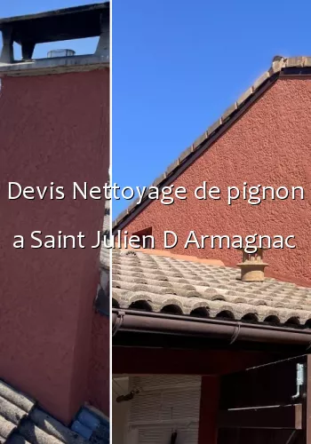 Devis Nettoyage de pignon a Saint Julien D Armagnac