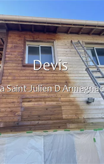 Devis  a Saint Julien D Armagnac