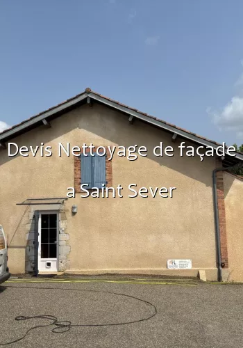 Devis Nettoyage de façade a Saint Sever